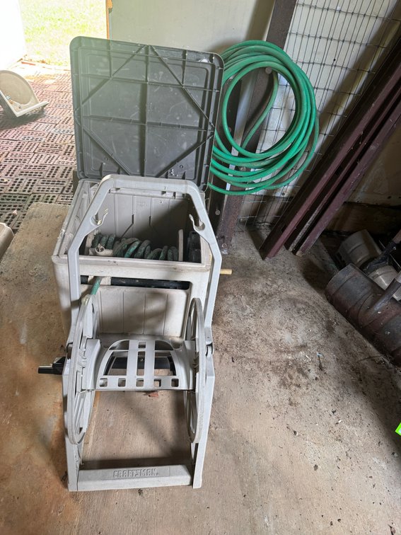 Two Hose Reels with Hose