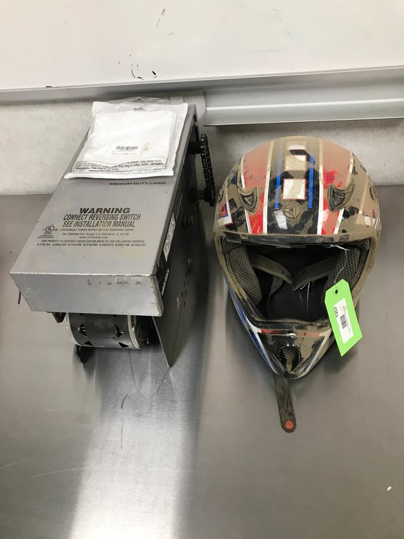 Garage Door Opener, Helmet