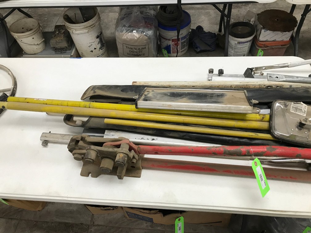Truck Mirrors, Measuring Sticks, Cutter