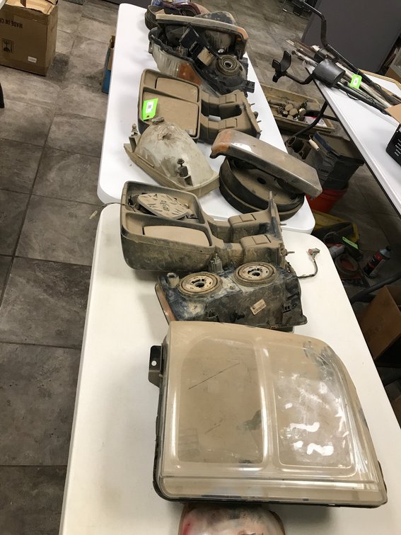 Random Truck Headlight Mirrors, Tail Lights