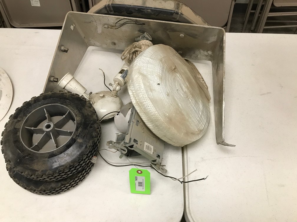 Wheelbarrow wheels, Light  Goes on a Big Truck with Bracket