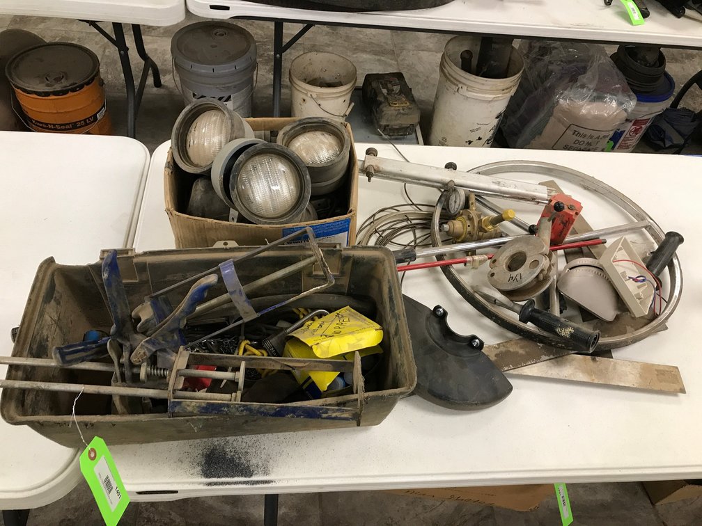 Random construction Accessories, Pipe Accessories, Lights, Propane Gauge