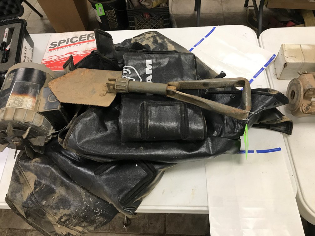 Ram Truck Seats, Shovel, Electric Motor