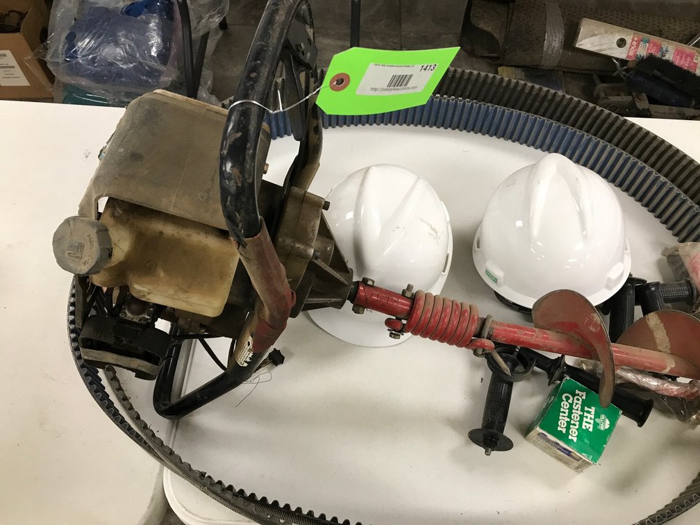 Hard Hat, Belts, Post Driver Drill