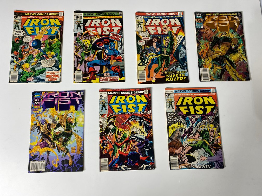 Vintage Iron Fist comic books