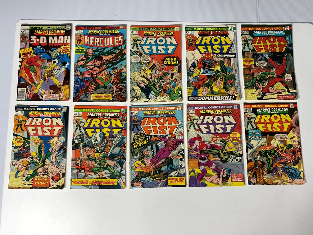 Vintage Iron Fist comic books