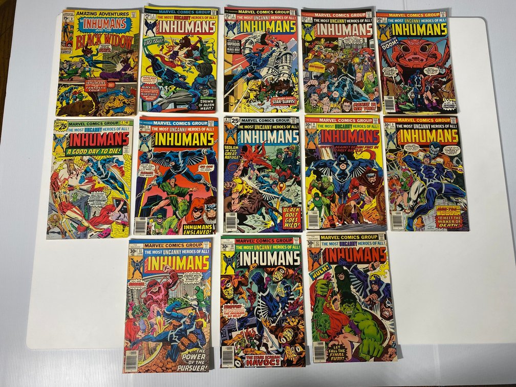 Vintage The Inhumans comic books