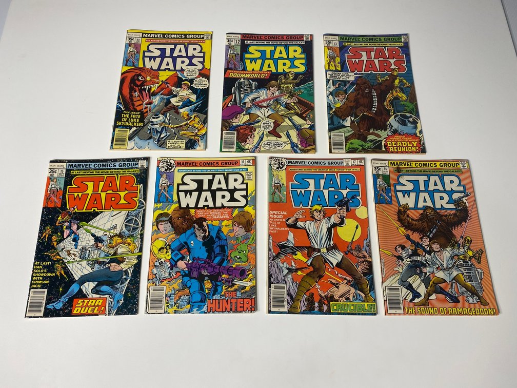 Vintage Star Wars Marvel comic books