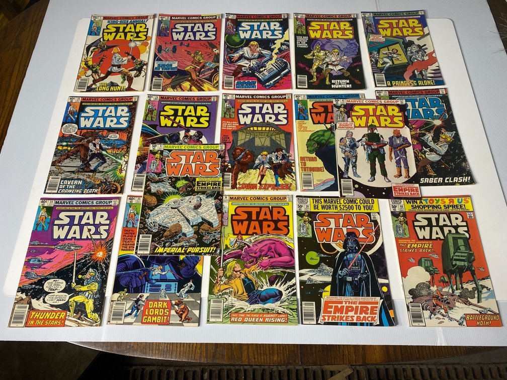 Vintage Star Wars Marvel comic books