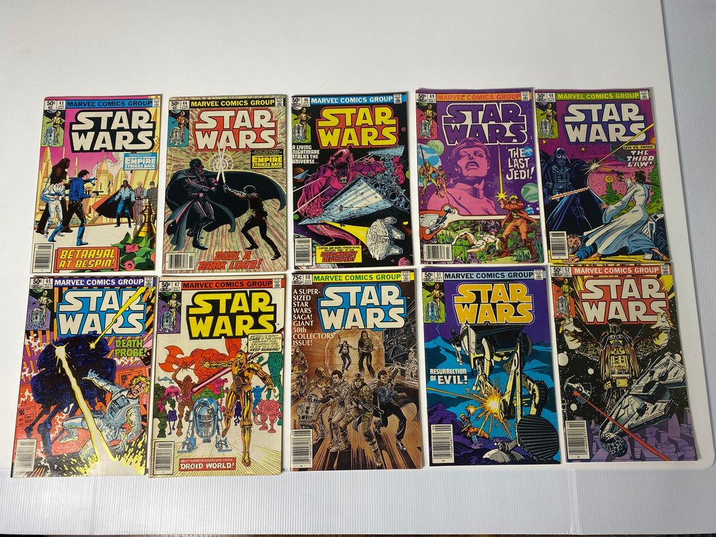 Vintage Star Wars Marvel comic books