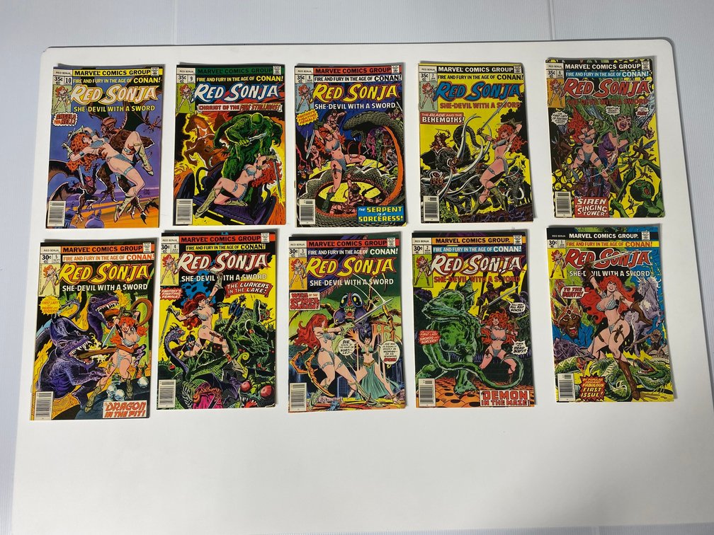 Red Sonja comic books