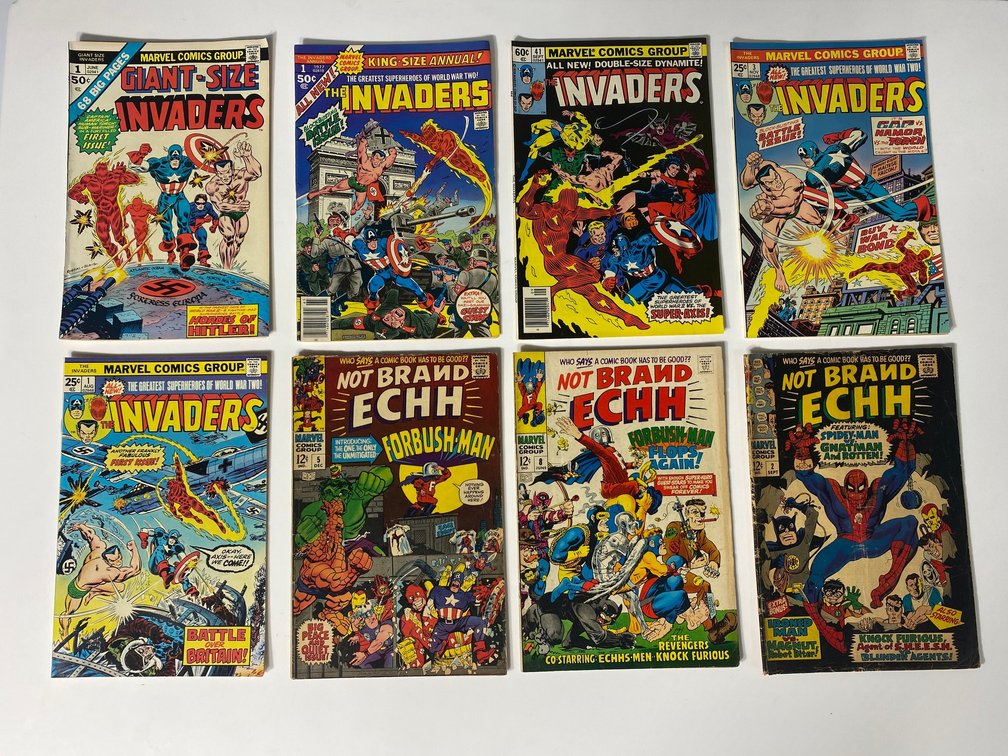 Collection of vintage comic books