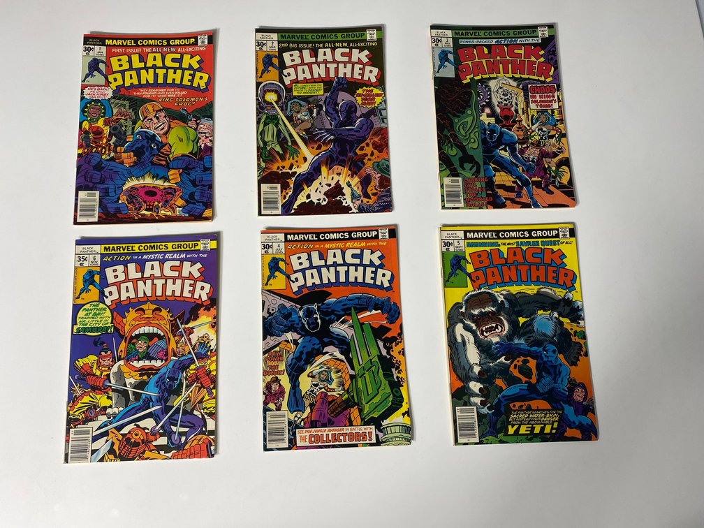 Vintage Black Panther comic books
