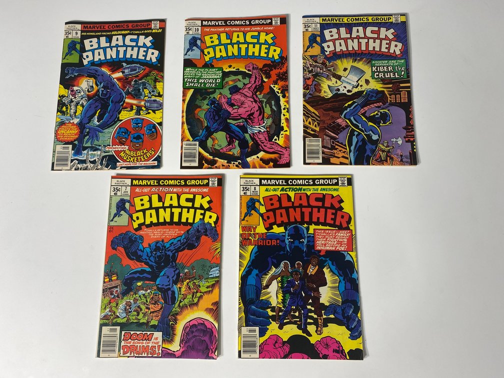 Vintage Black Panther comic books