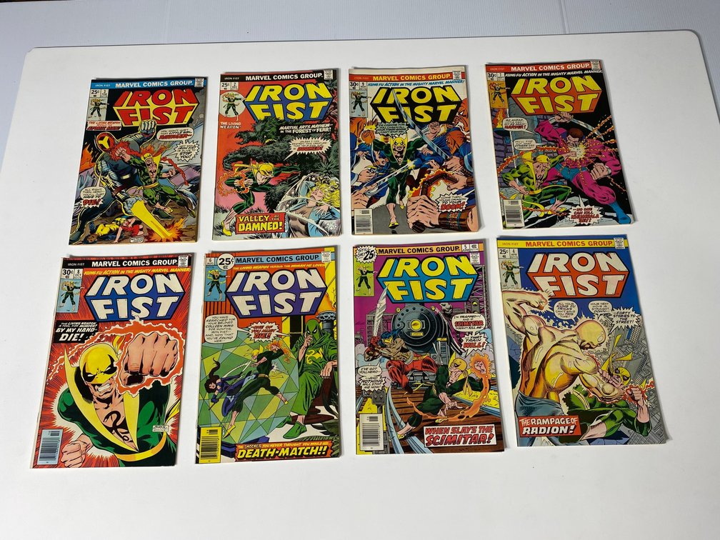 Vintage Iron Fist comic books