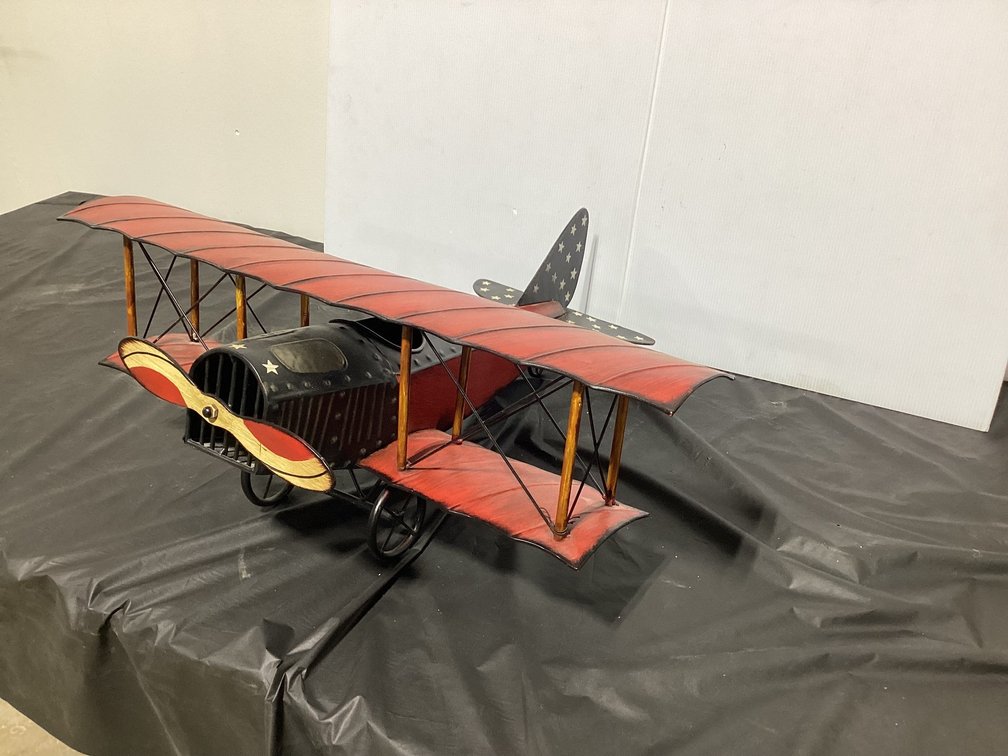 Decorative Metal Airplane