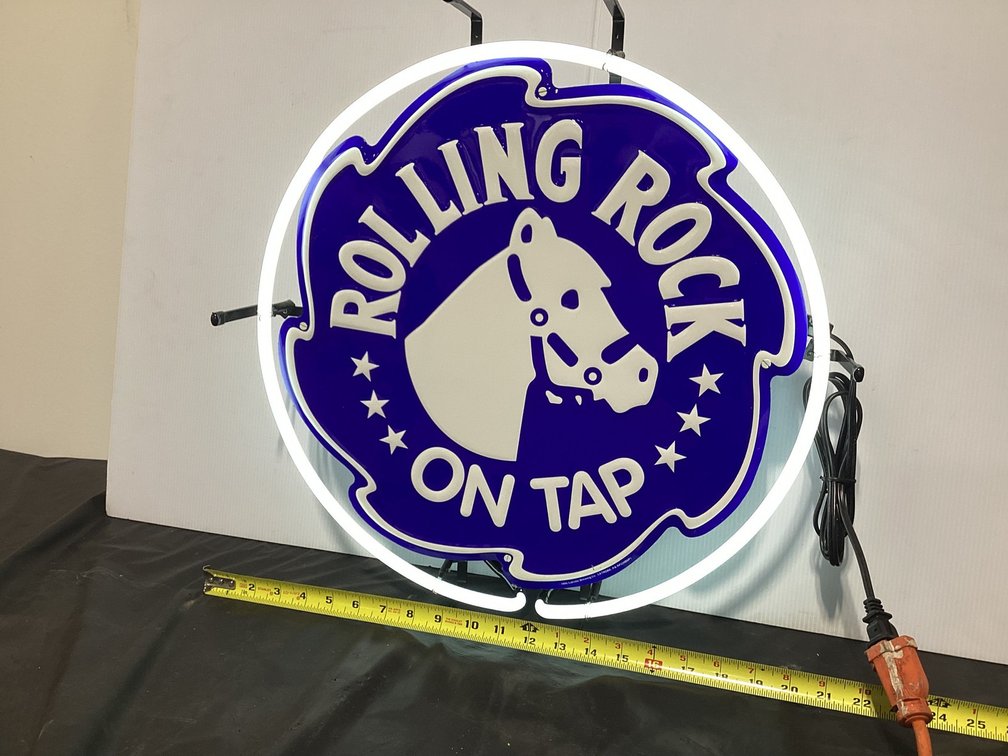 Rolling Rock Neon