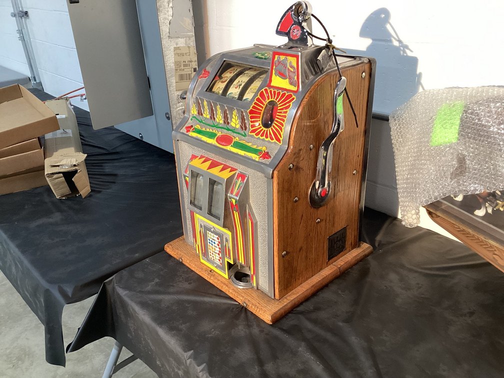 Mills 5-Cent Slot Machine with Keys