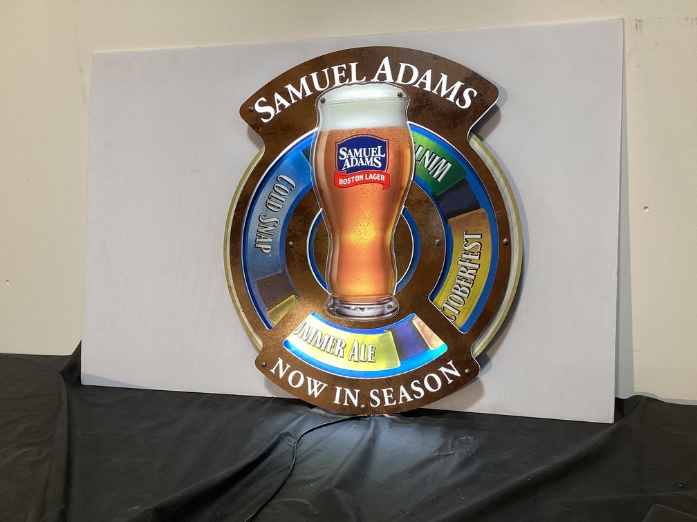 Samual Adams Beer Sign