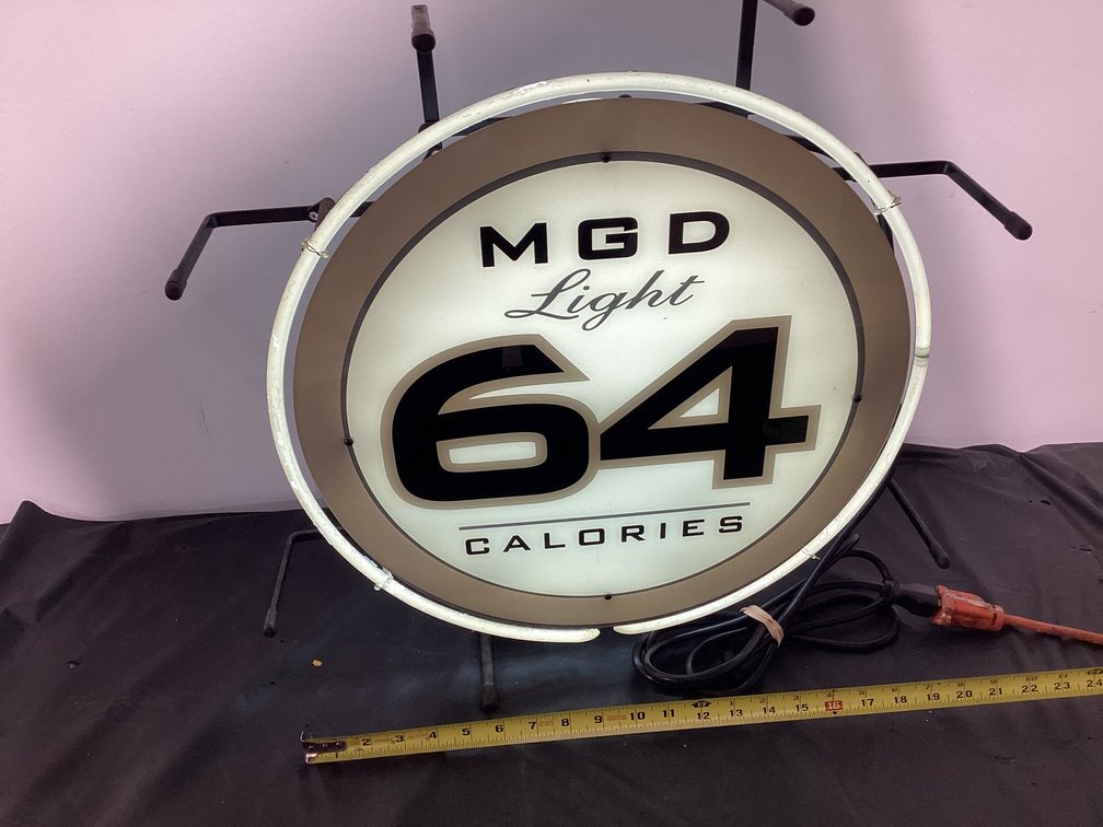 MGD Light Neon Beer Sign