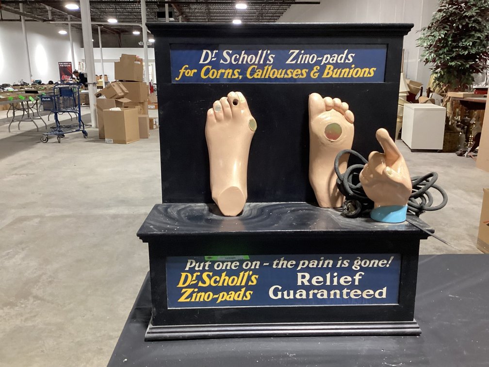 Doctor Scholls Zino Pads Store Display