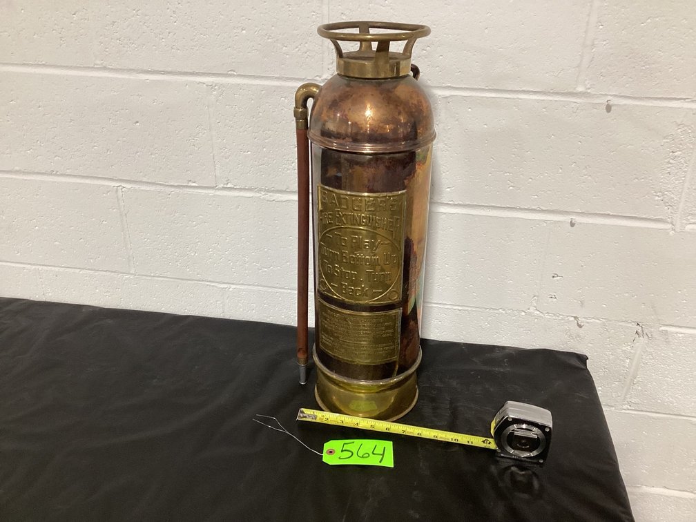 Copper Brass Fire Extinguisher