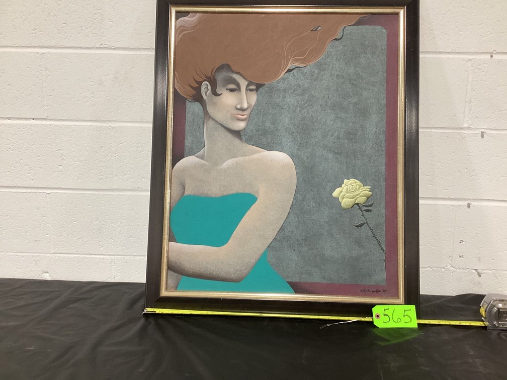 Acrylic Painting by Kitty Farrington 1988
