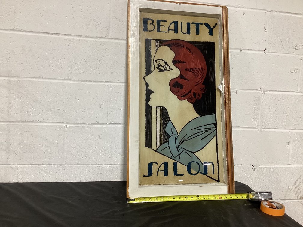 Beauty Salon Painted Window Art