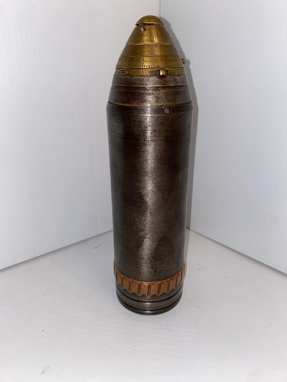 Scovill 1907 military shell