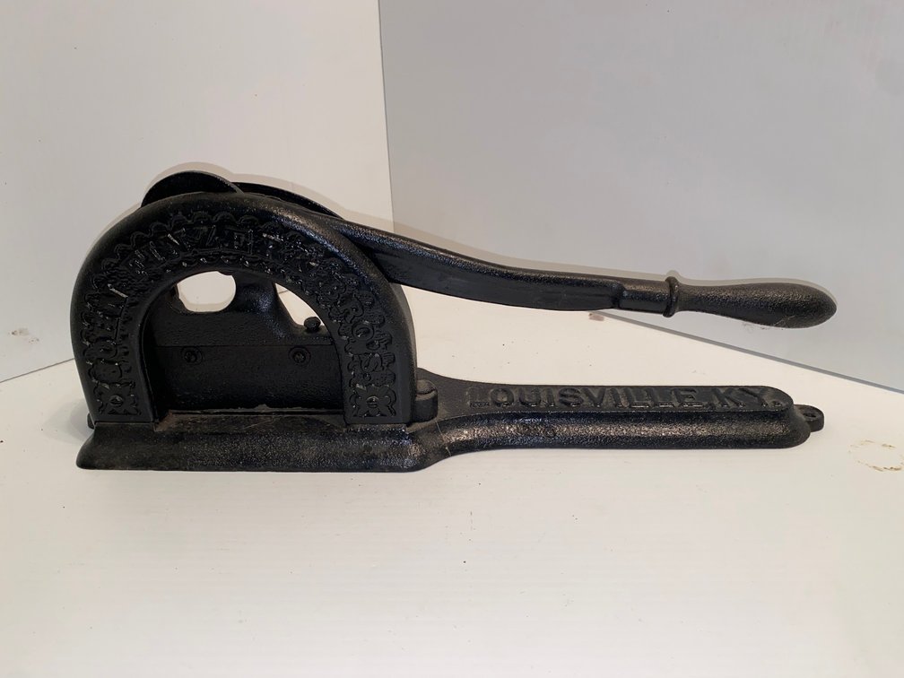 John Finzer & Bros. Cast-Iron Plug Tobacco Cutter, Louisville, KY