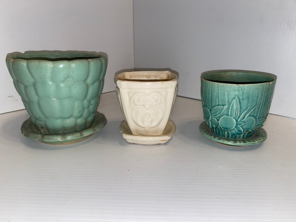 Vintage flower pots