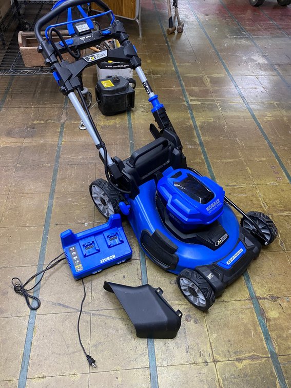 Kobalt self propelled brushless 2 x 24 volt lawn mower