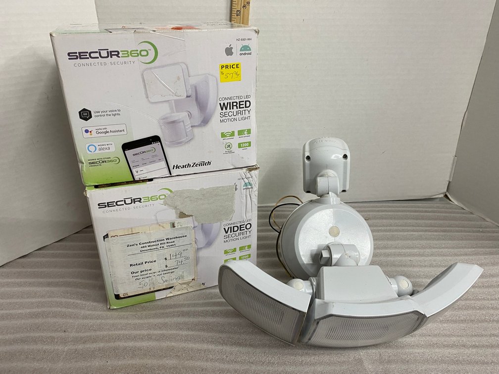 Security motion lights