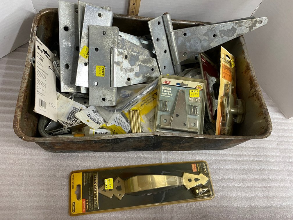 Hinges, handles, hardware