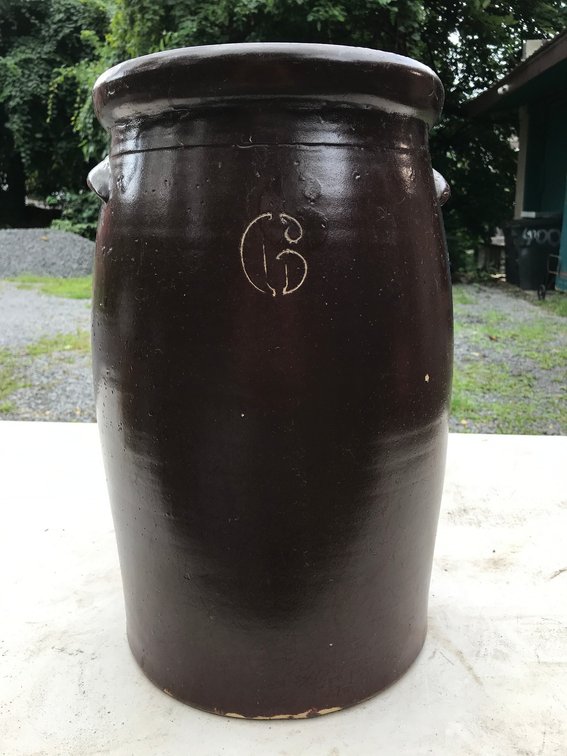 6 Gallon Stoneware Churn