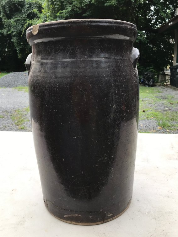 Large 6 Gallon Stoneware Churn