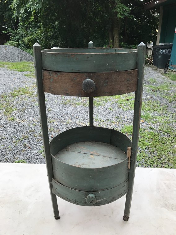 Folk-art 2 Drawer Stand