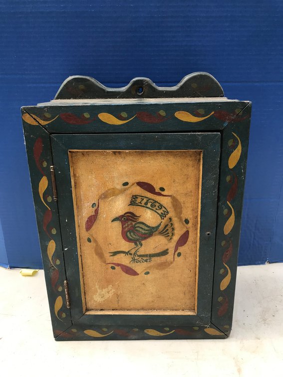 Primitive Painted Cabinet