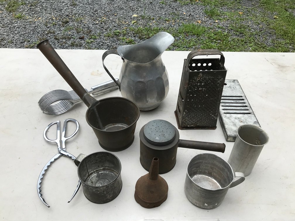 Tinware Kitchen Utensils