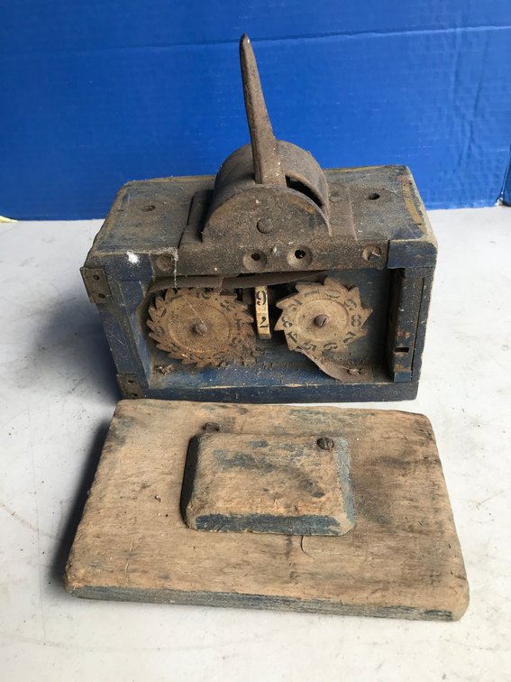 Antique Grain talley box