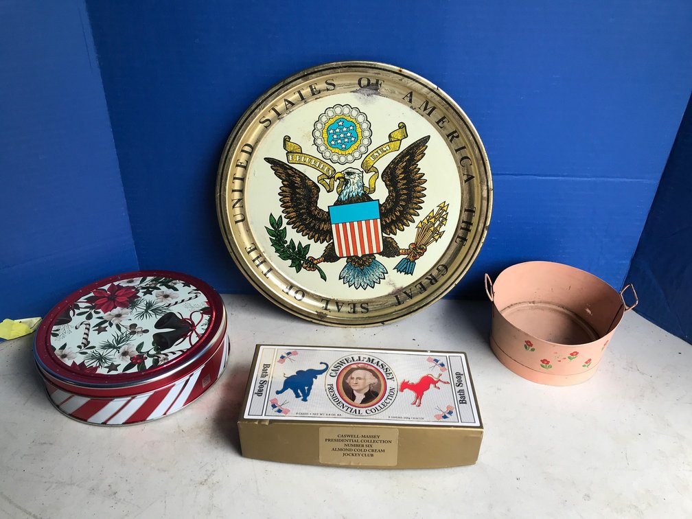 Presidential Plate, Other Misc. Tins, Soaps