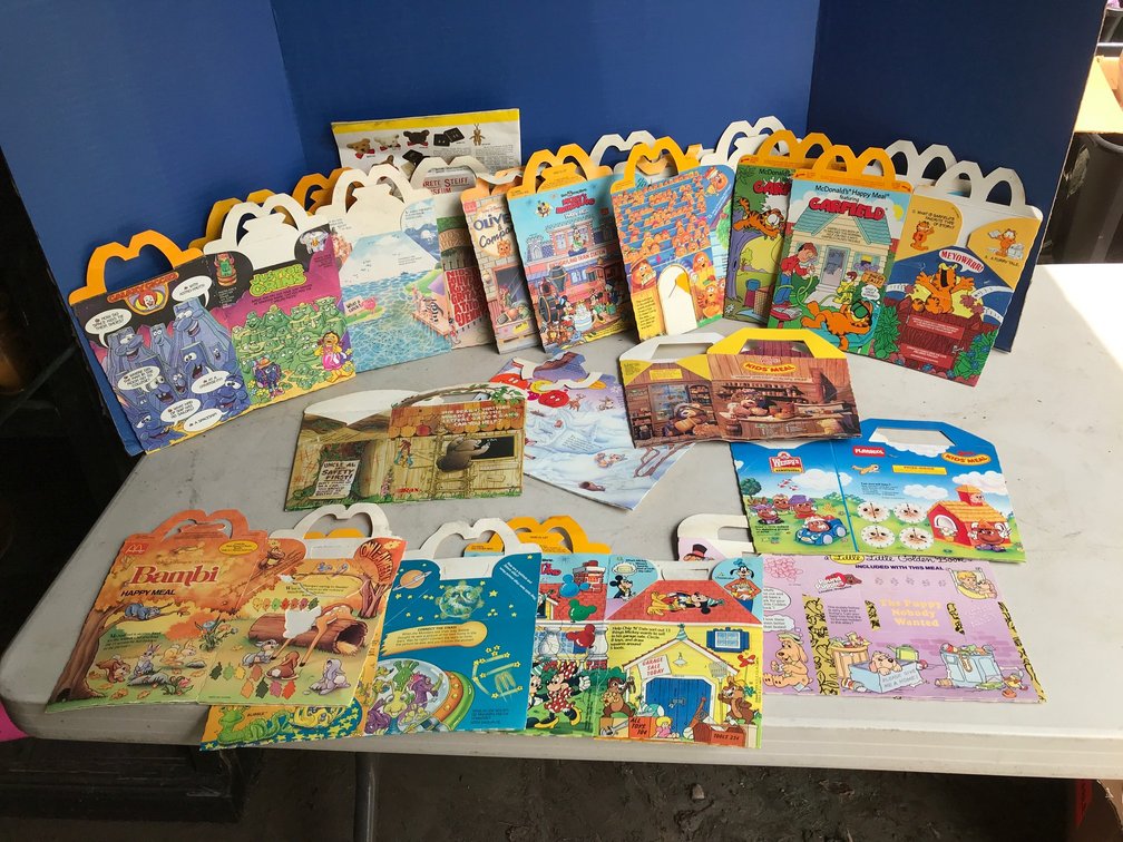 McDonalds Happy Meal Boxes