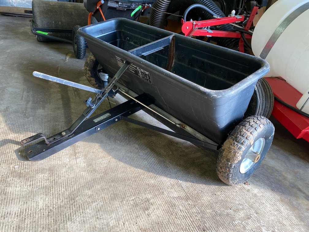 Agrafab Tow Drop Spreader Pull Behind 44 Inches Wide