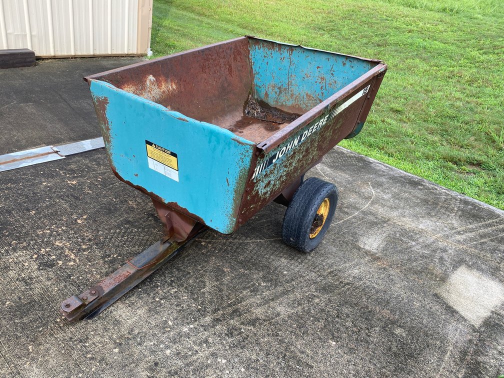 John Deere Model 15 Metal Dump Cart