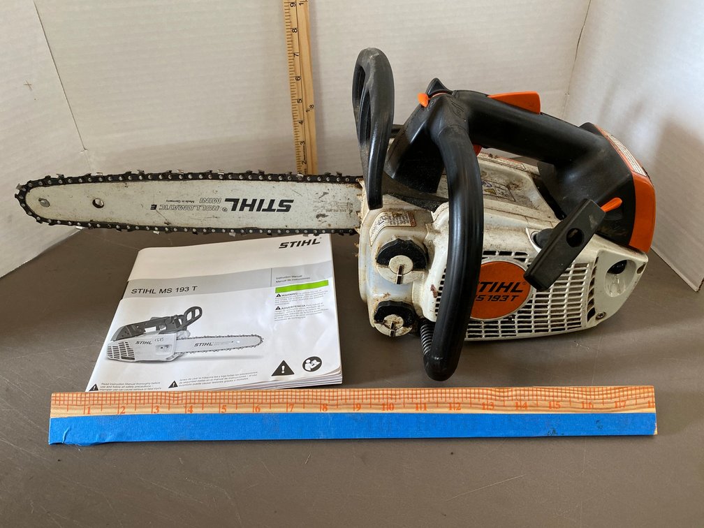 Stihl Model MS193T Chainsaw with a 12 Inch Bar