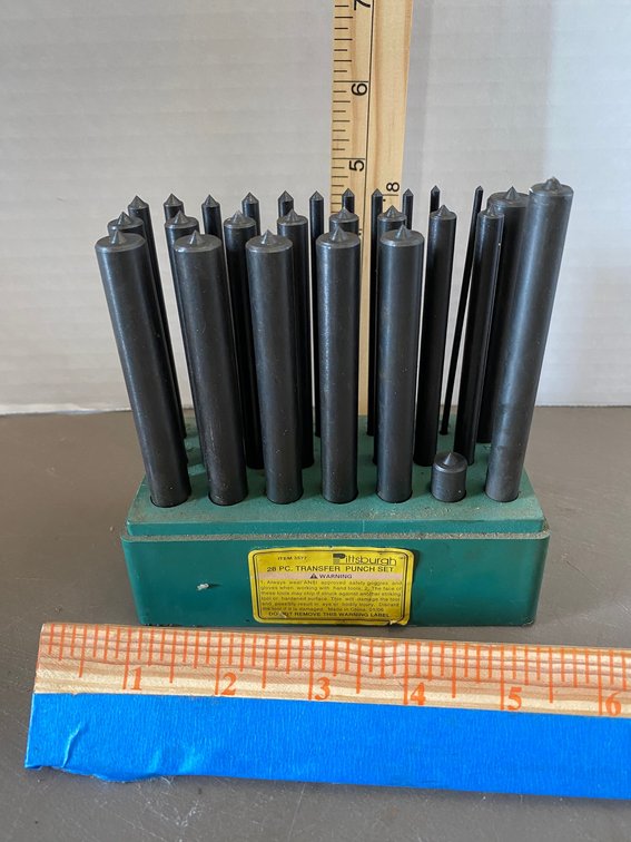 Pittsburgh Brand Transfer Punch Set