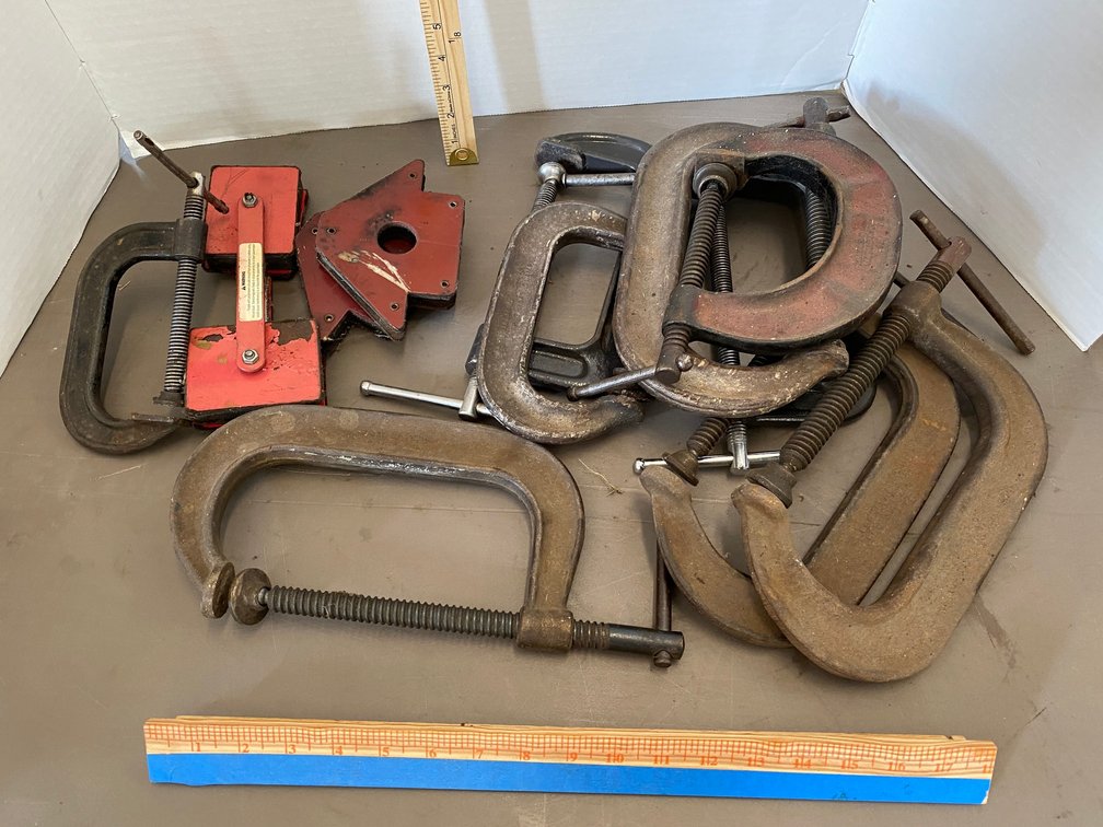 C-Clamps many are 6 inch, Welders Magnets