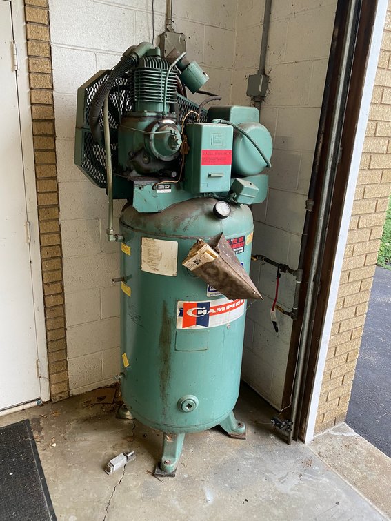 Champion Pneumatic Machine Company Vertical Air Compressor