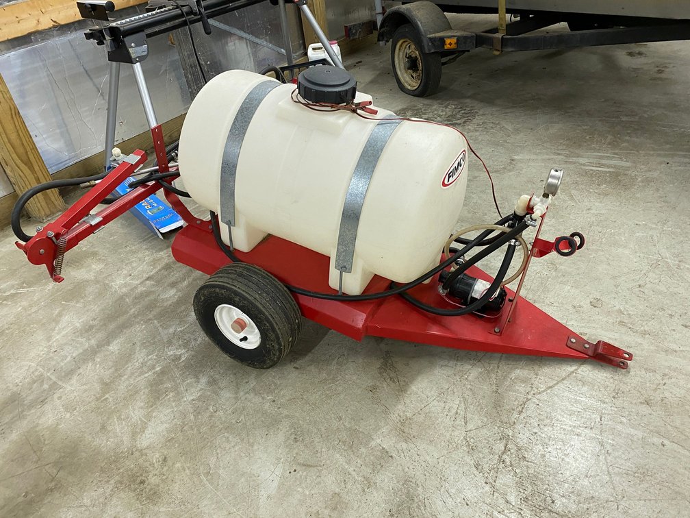 Fimco 35 Gallon 12 volt Pull Behind Sprayer
