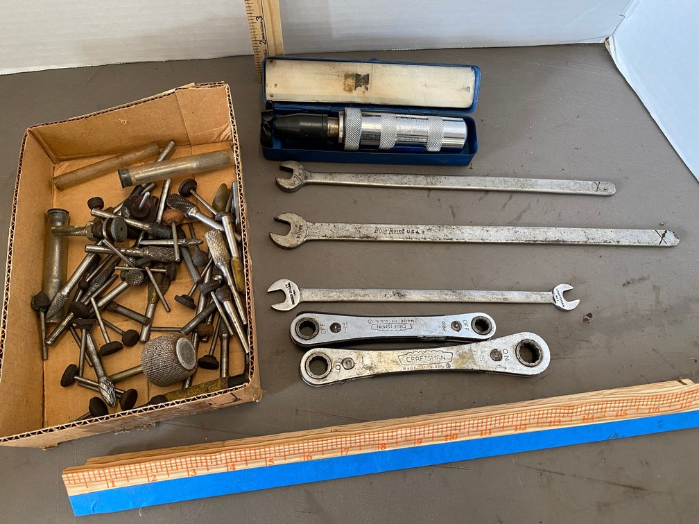 Blue Point Slim Wrenches, Craftsman Rachet Wrenches, Dremel Accessories